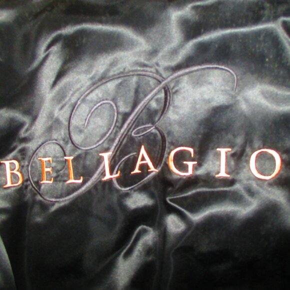 Vintage Rare Bellagio Bomber Style Satin Jacket Size Ladies Small - Picture 2 of 4